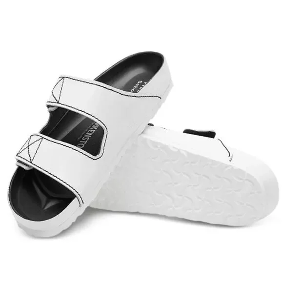 Birkenstock x Proenza Schouler Arizona Natural Leather Sandals Size 35 in White